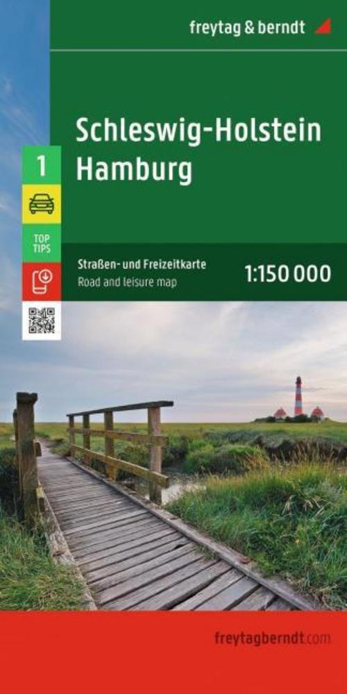 freytag & berndt Straßenkarte Schleswig-Holstein - Hamburg 1:150.000