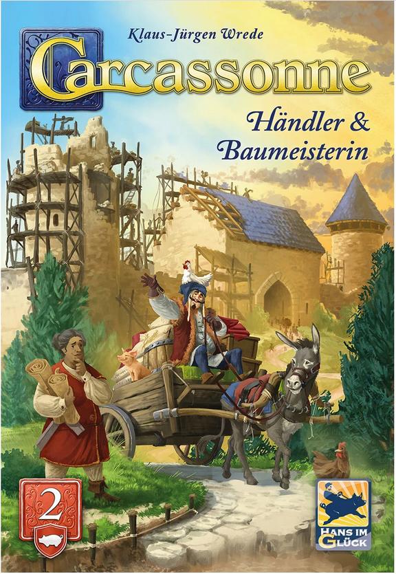 Carcassonne - Händler & Baumeisterin