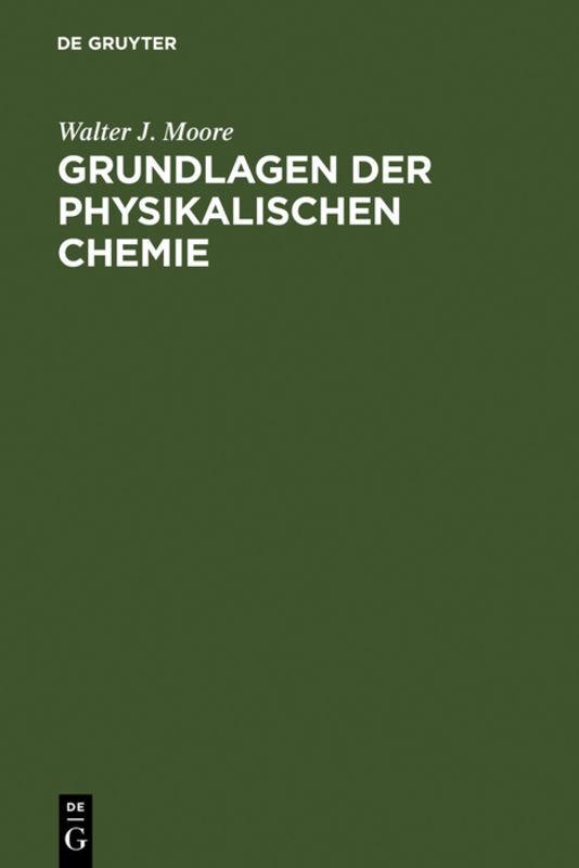 Buchcover: Grundlagen der Physikalischen Chemie