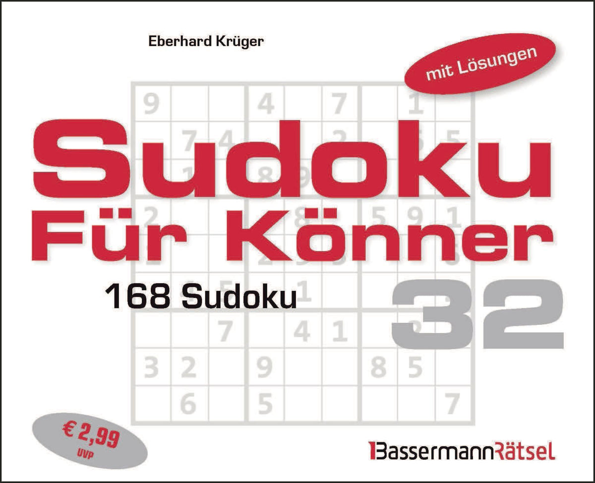 Buchcover: Sudoku für Könner 32 (5 Exemplare à 2,99 EUR)