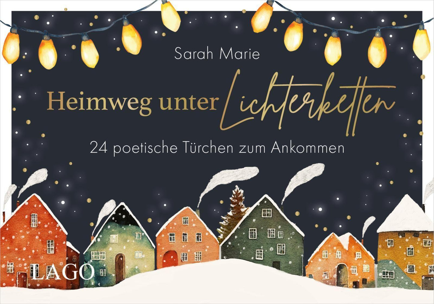 Heimweg unter Lichterketten
