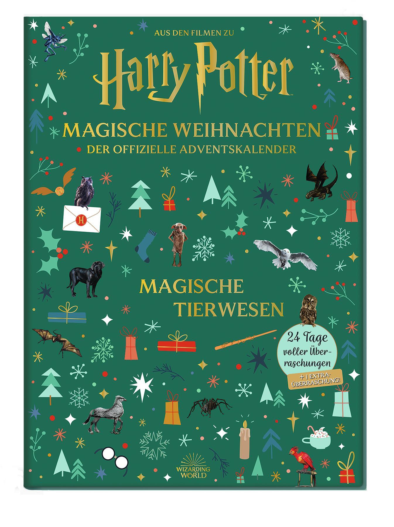 Aus den Filmen zu Harry Potter: Magische Weihnachten - Der offizielle Adventskalender - Magische Tierwesen: 24 Tage voller Überraschungen + 1 Extra-Überraschung!