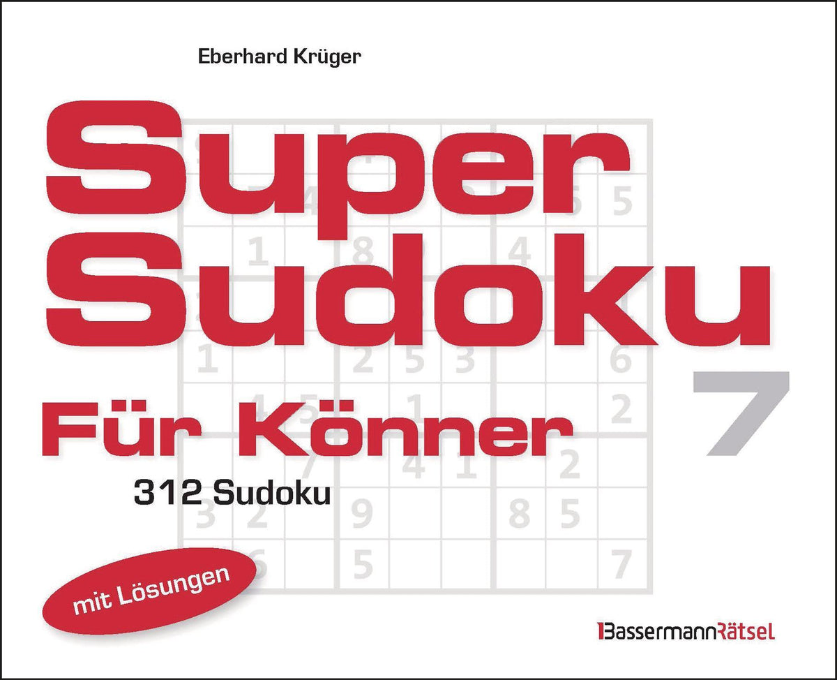 Buchcover: Supersudoku für Könner 7 (5 Exemplare à 3,99 EUR)