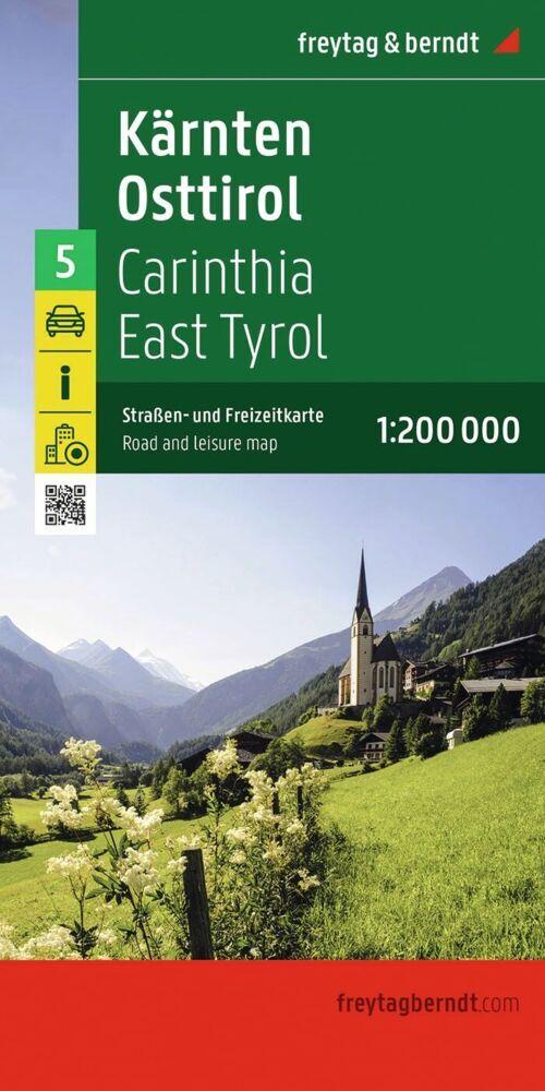 freytag & berndt Straßenkarte Kärnten - Osttirol 1:200.000