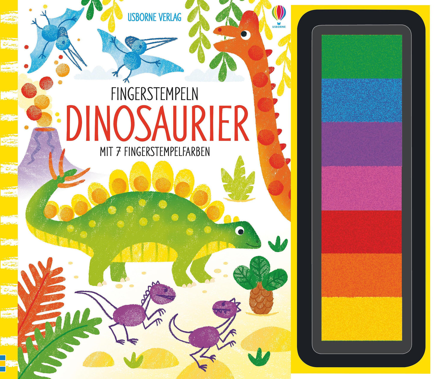 Fingerstempeln: Dinosaurier
