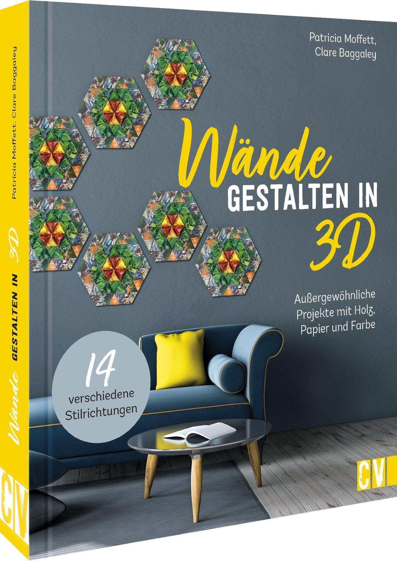 Buchcover: Wände gestalten in 3-D