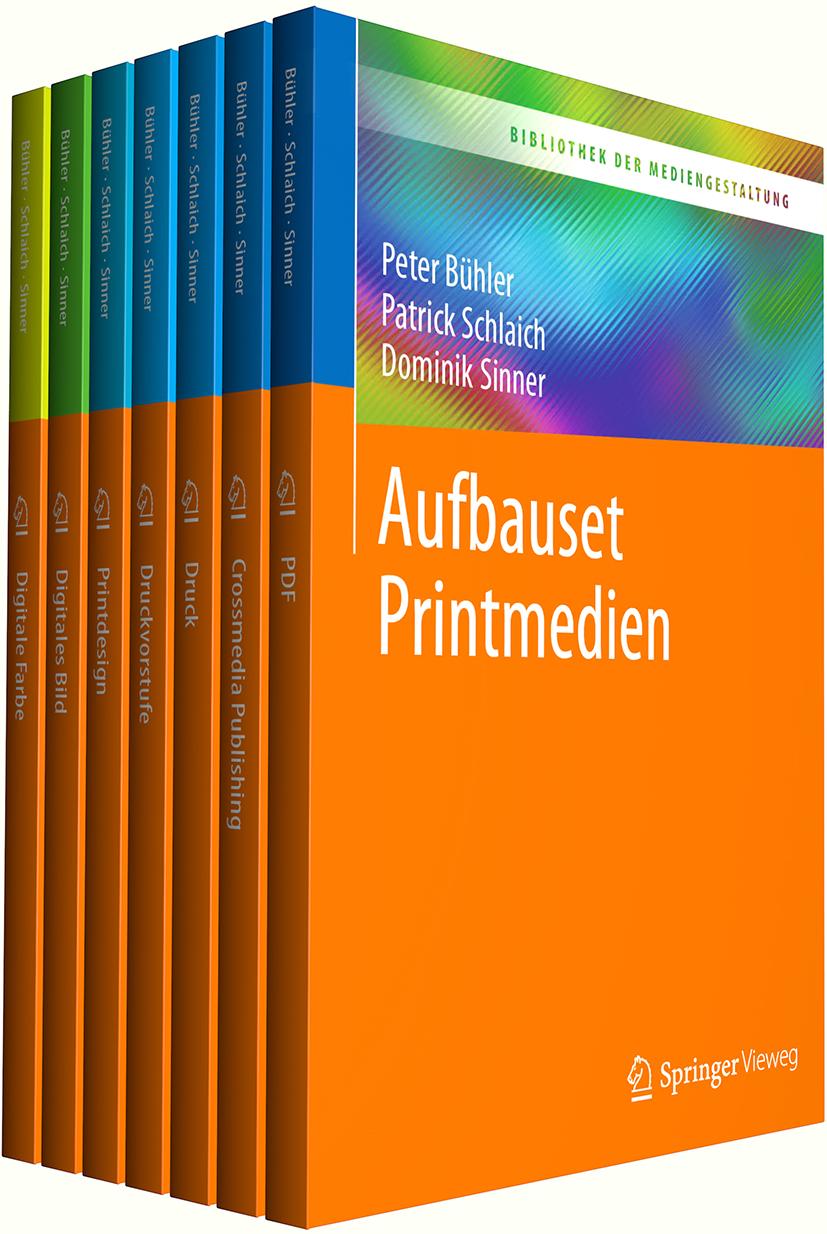 Buchcover: Bibliothek der Mediengestaltung - Aufbauset Printmedien