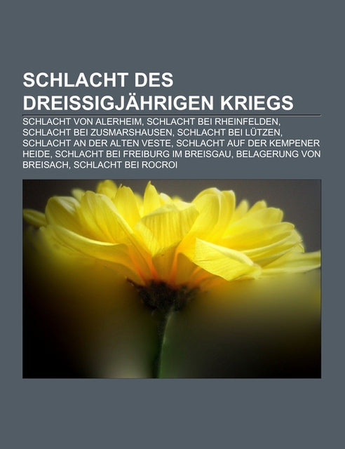 Buchcover: Schlacht des Dreißigjährigen Kriegs