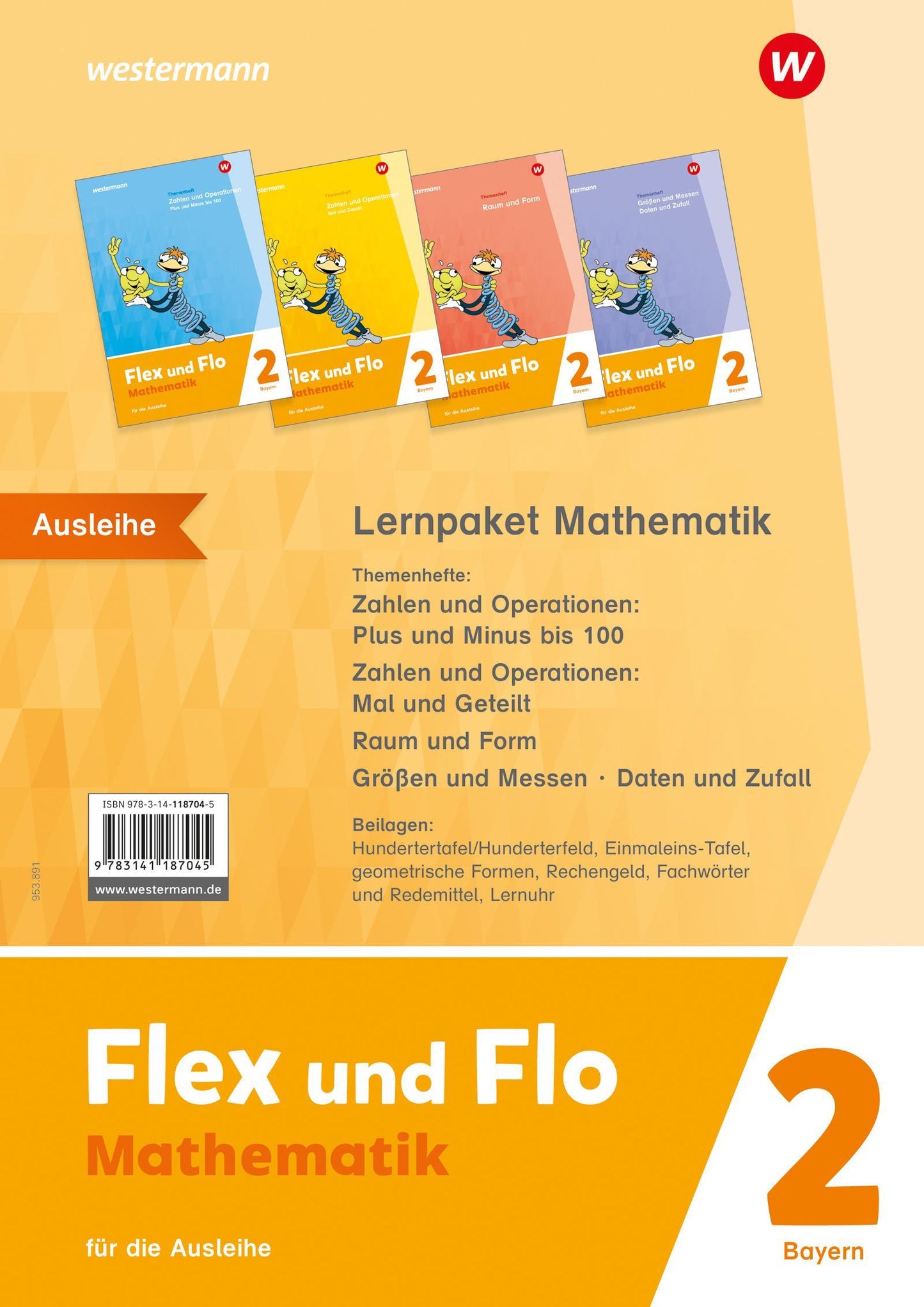 Flex und Flo 2. Lernpaket Mathematik: Für die Ausleihe. Für Bayern