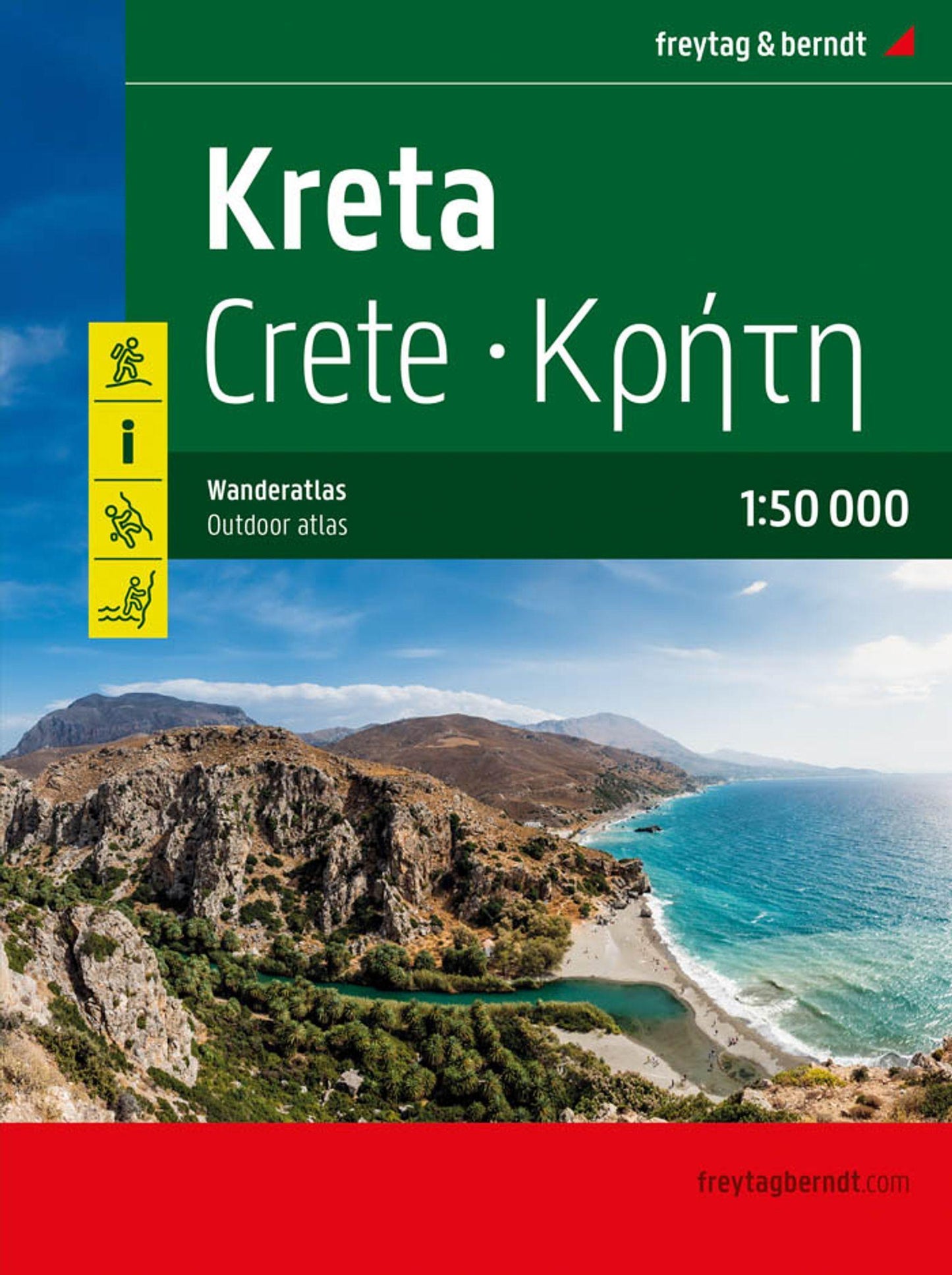 freytag & berndt Wanderatlas Kreta 1:50.000