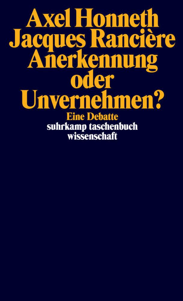Buchcover: Anerkennung oder Unvernehmen?