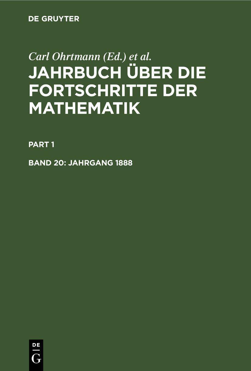 Jahrgang 1888