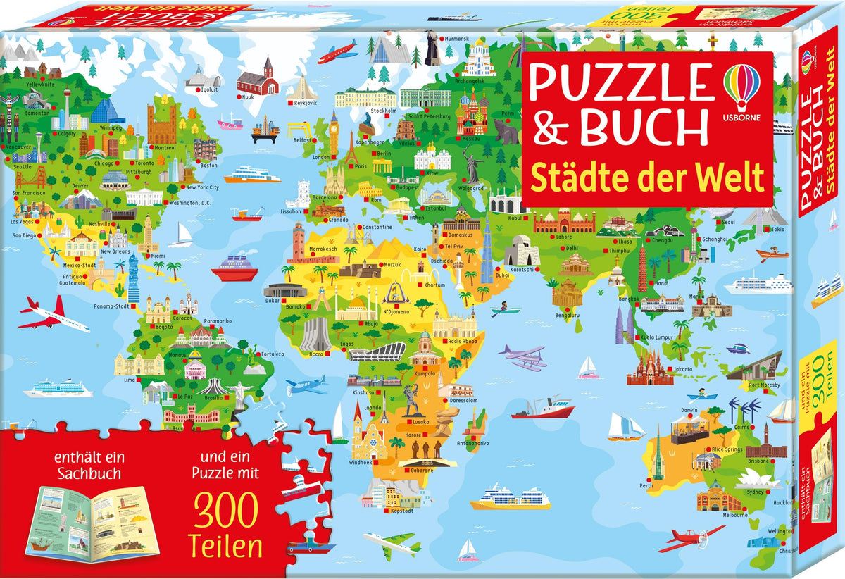 Buchcover: Puzzle & Buch: Städte der Welt