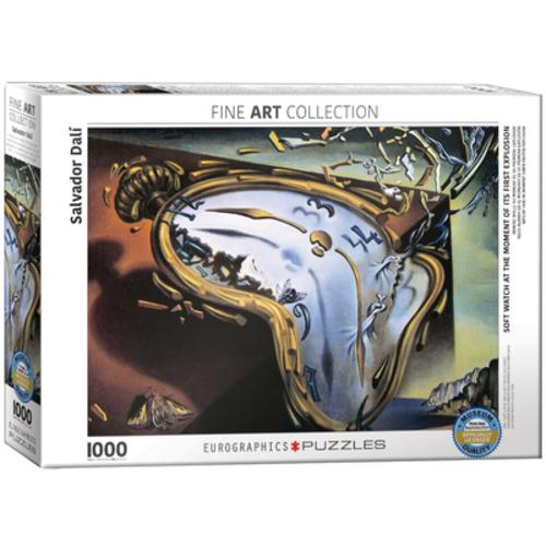 Weiche Uhr im Moment ihrer ersten Explosion (Puzzle)