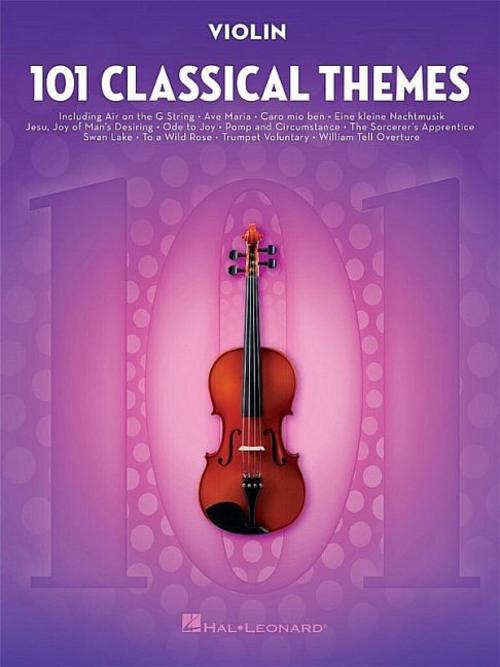 101 Classical Themes for Violin Instrumental Folio Essential Violin Sheet Music Collection Hal Leonard Violin Solo Book