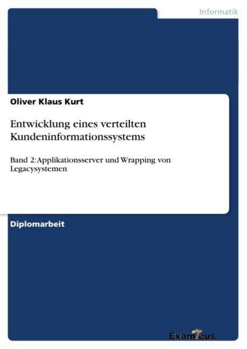 Buchcover: Entwicklung eines verteilten Kundeninformationssystems