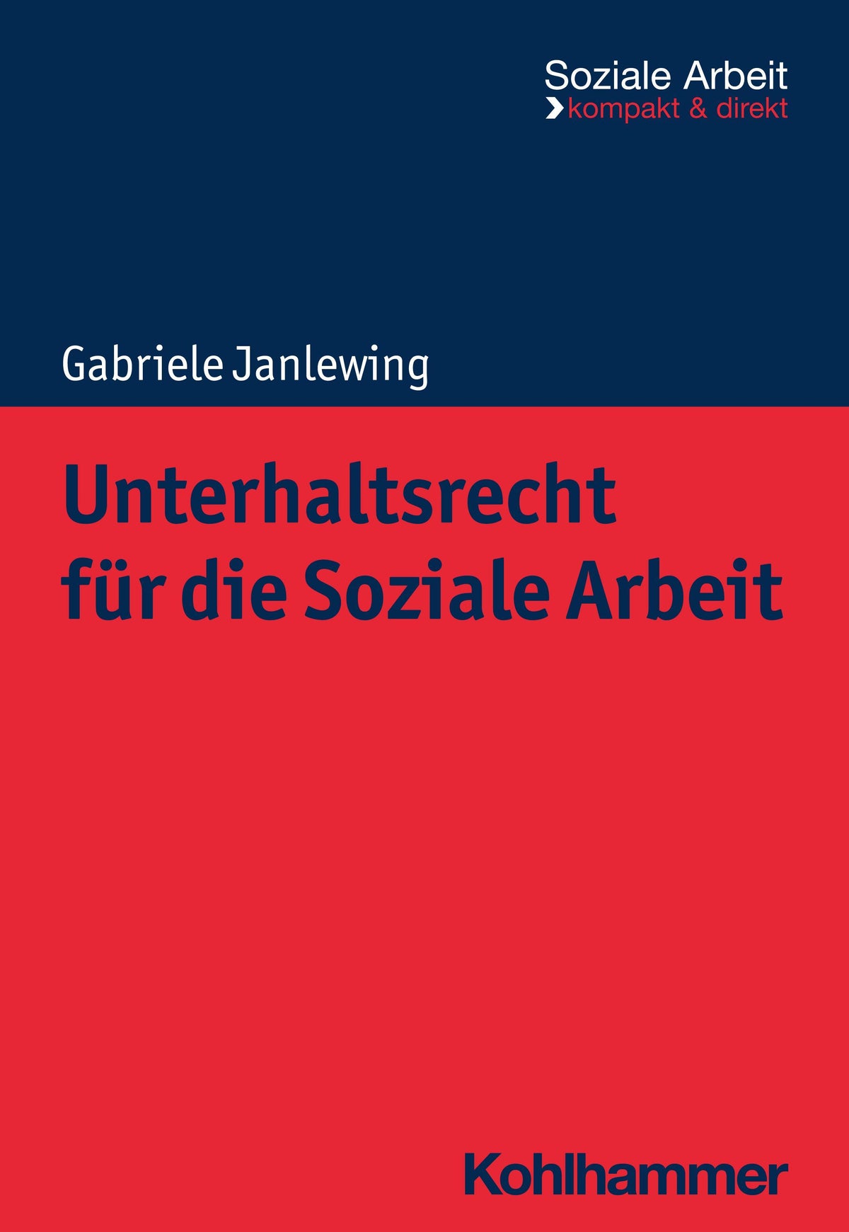 Buchcover: Unterhaltsrecht für die Soziale Arbeit