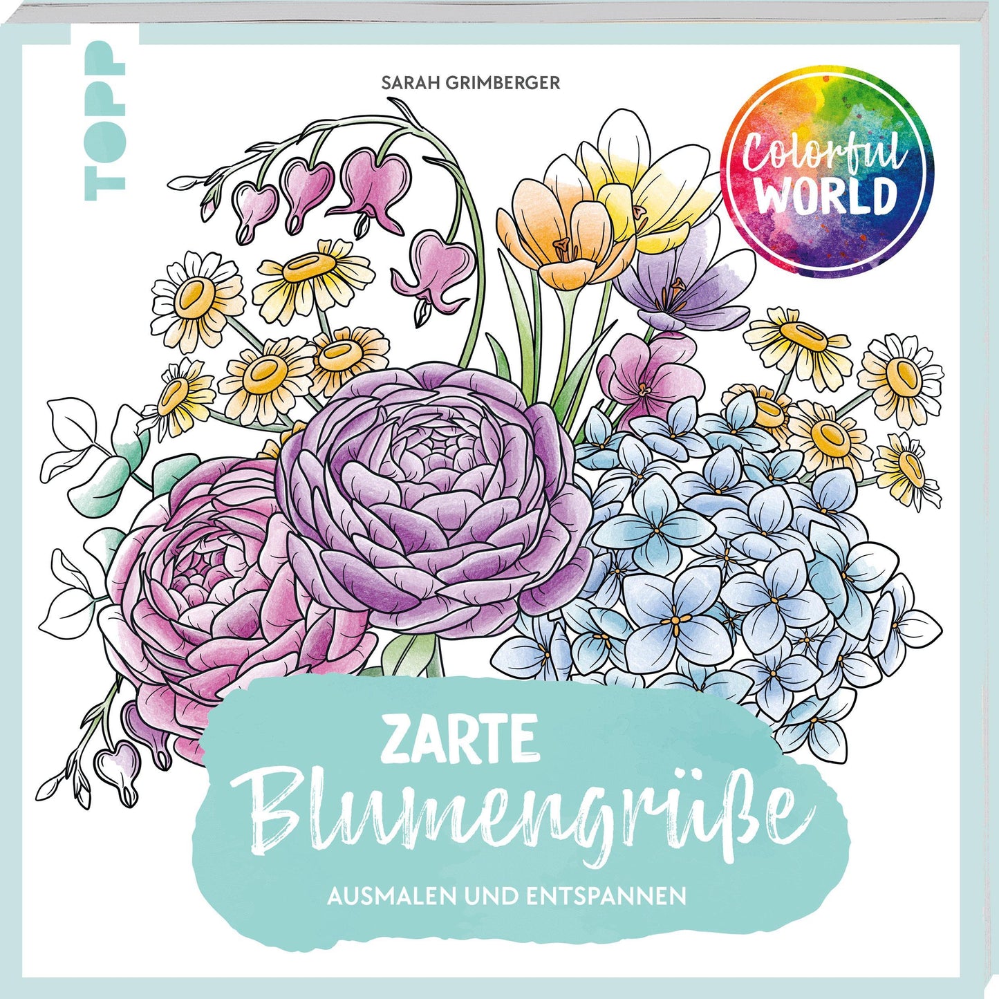 Colorful World - Zarte Blumengrüße