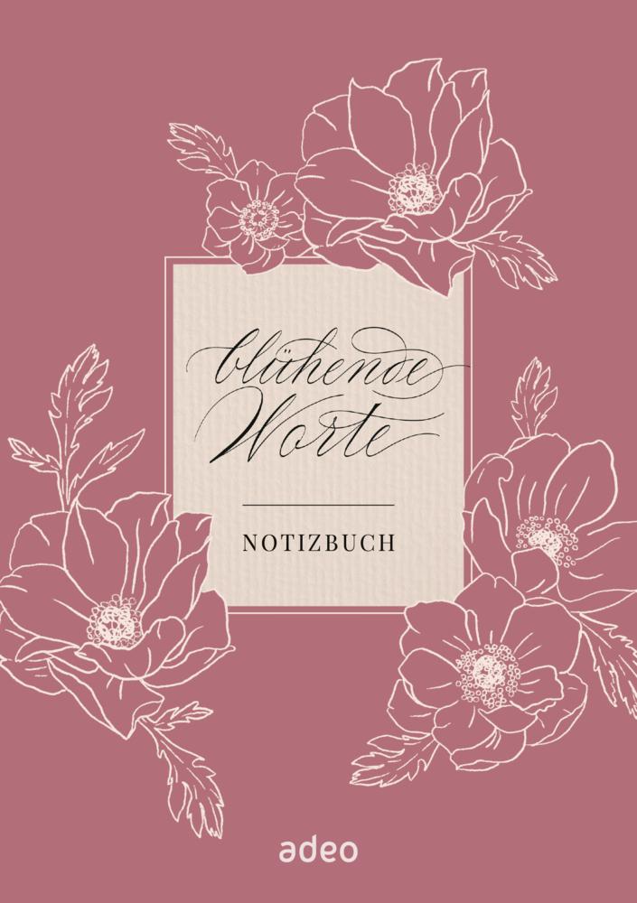 Blühende Worte - Notizbuch