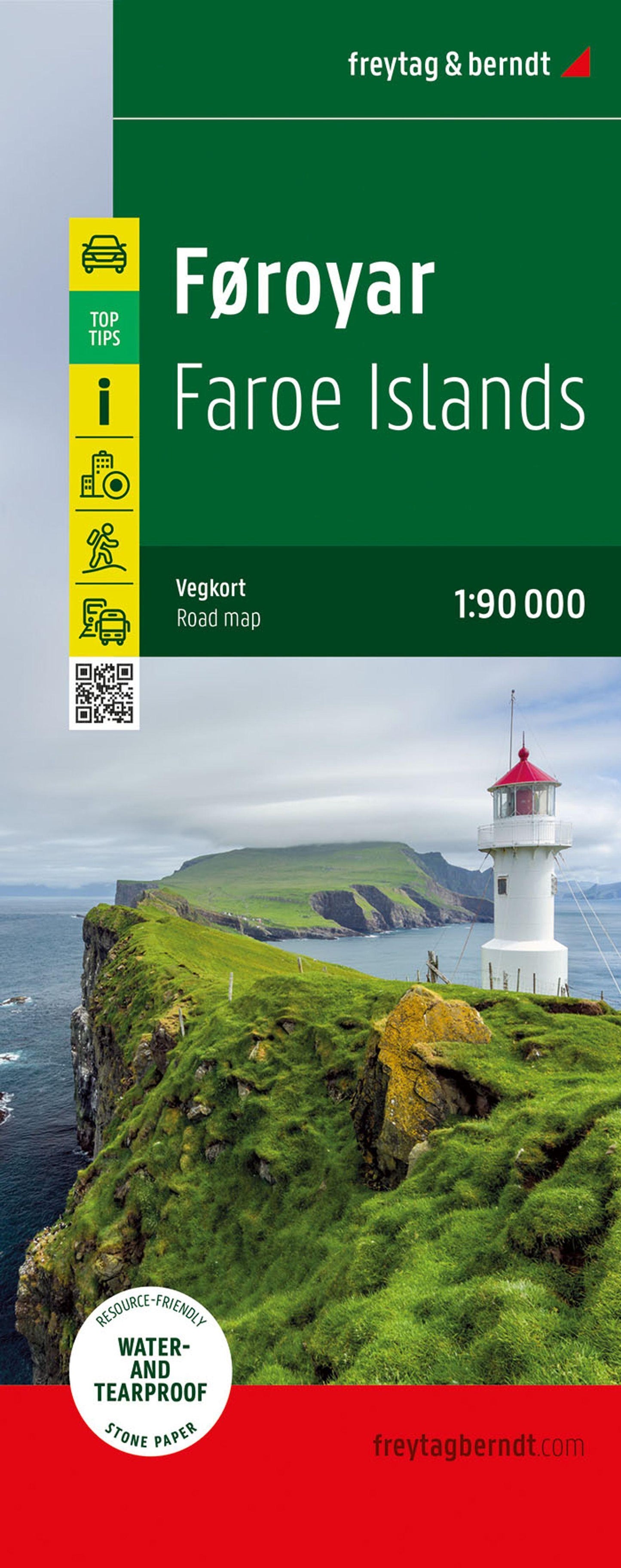 freytag & berndt Straßenkarte Färöer / Føroyar 1:90.000