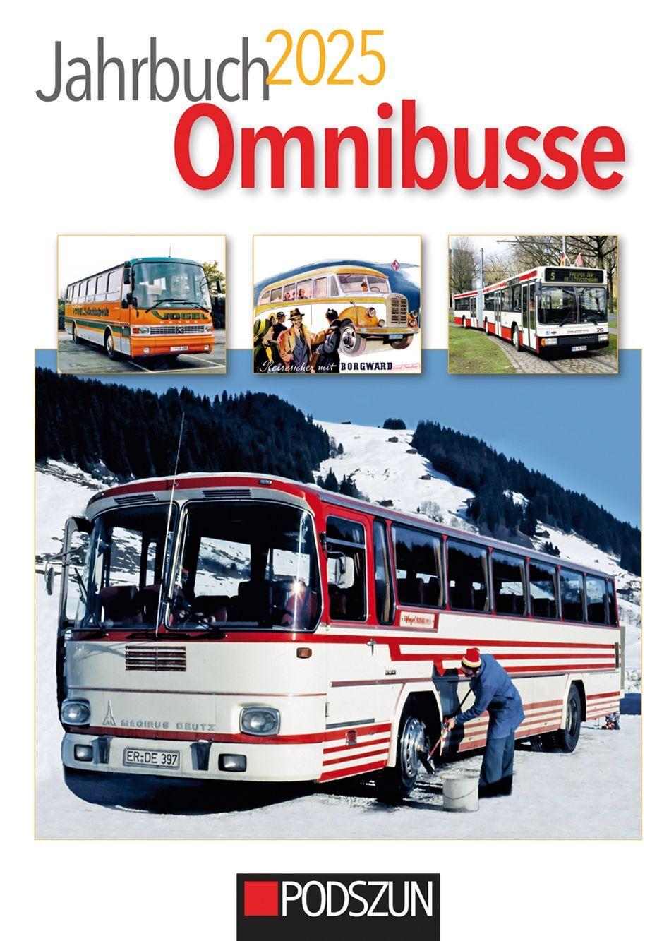 Buchcover: Jahrbuch Omnibusse 2025