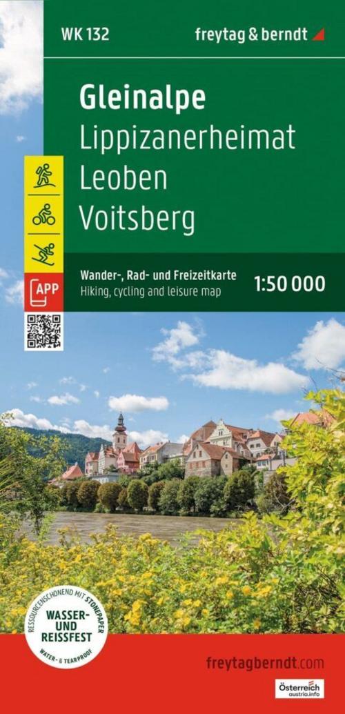 freytag & berndt Wanderkarte Gleinalpe - Lipizzanerheimat - Leoben - Voitsberg 1:50.000