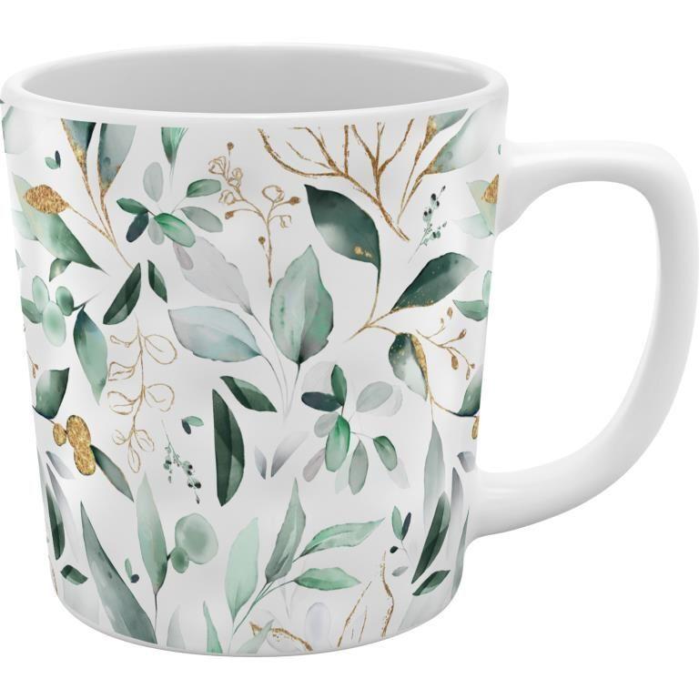 Tasse Struktur Motiv \"Blumen\"