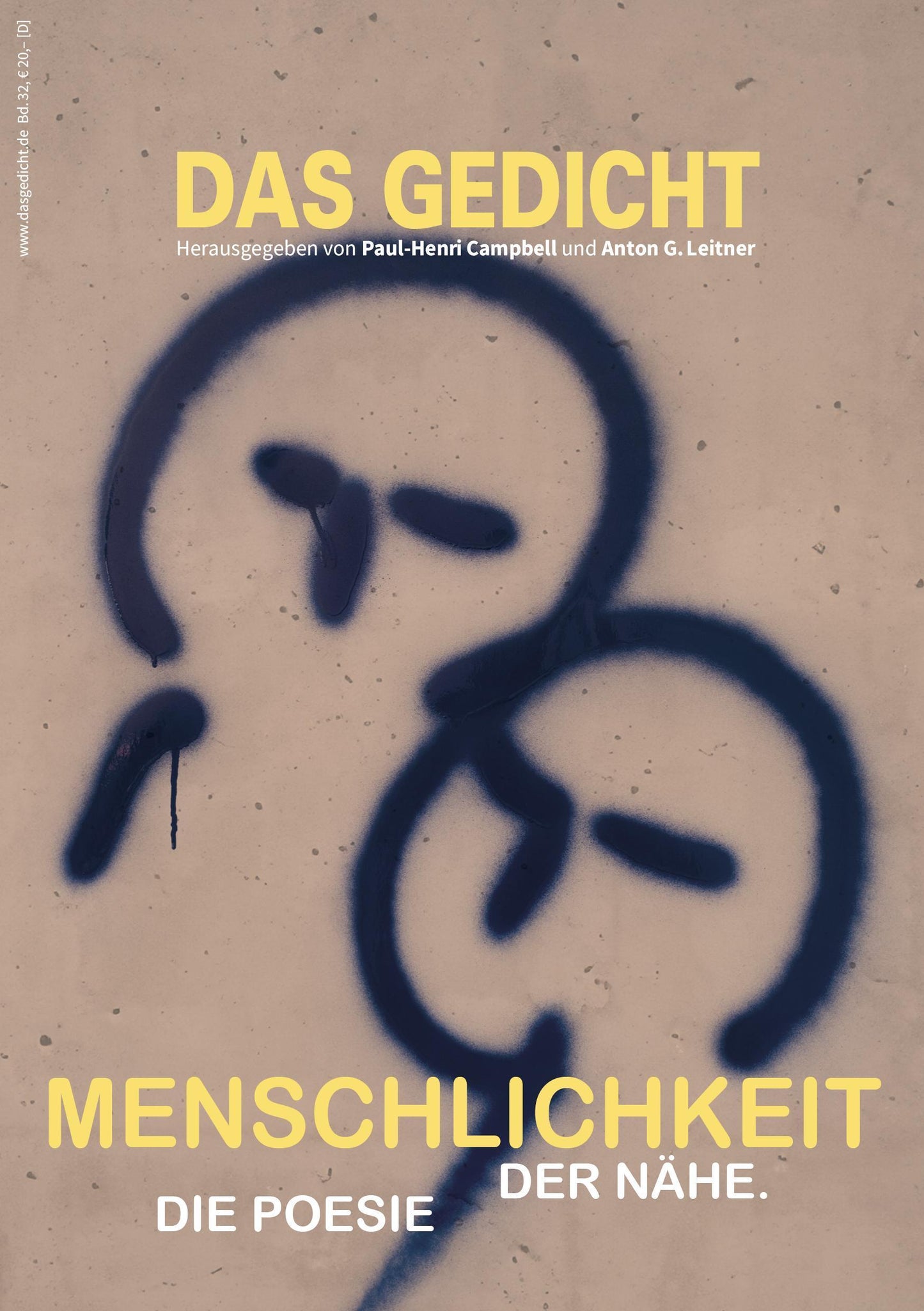 Das Gedicht. Zeitschrift Bd. 32 / Jahrbuch für Lyrik, Essay und Kritik