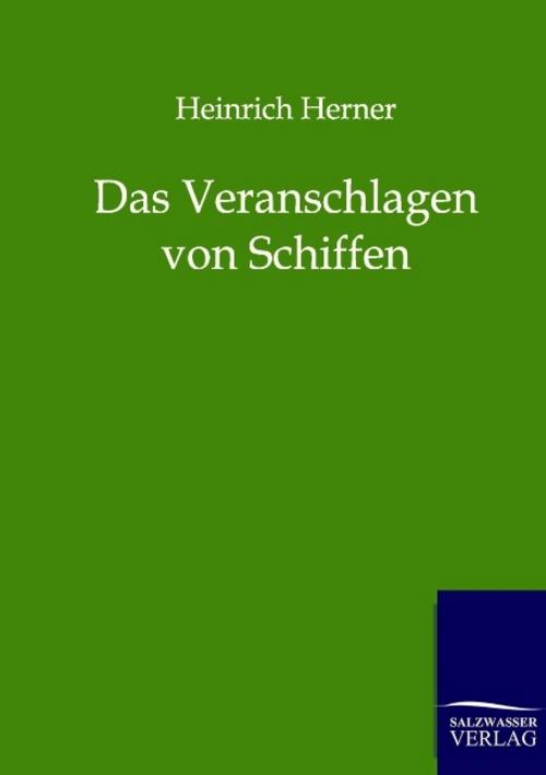 Buchcover: Das Veranschlagen von Schiffen