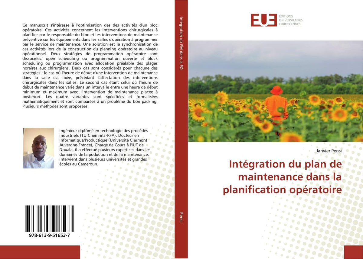 Buchcover: Intégration du plan de maintenance dans la planification opératoire