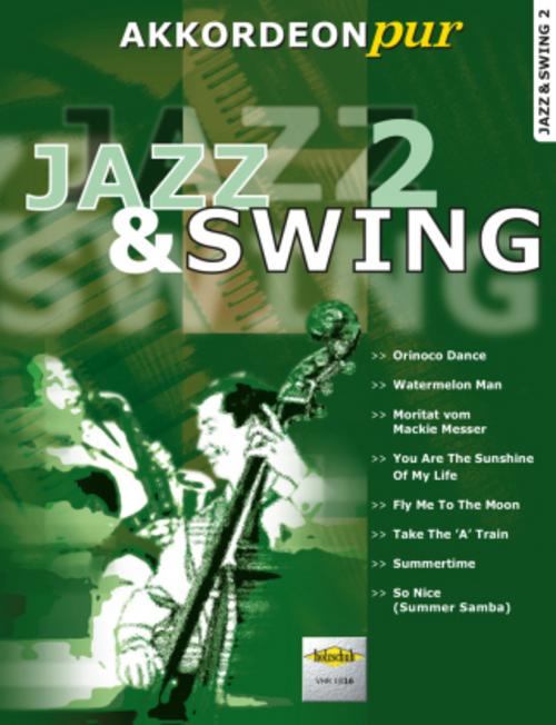 Buchcover: Jazz & Swing, für Akkordeon.Bd.2