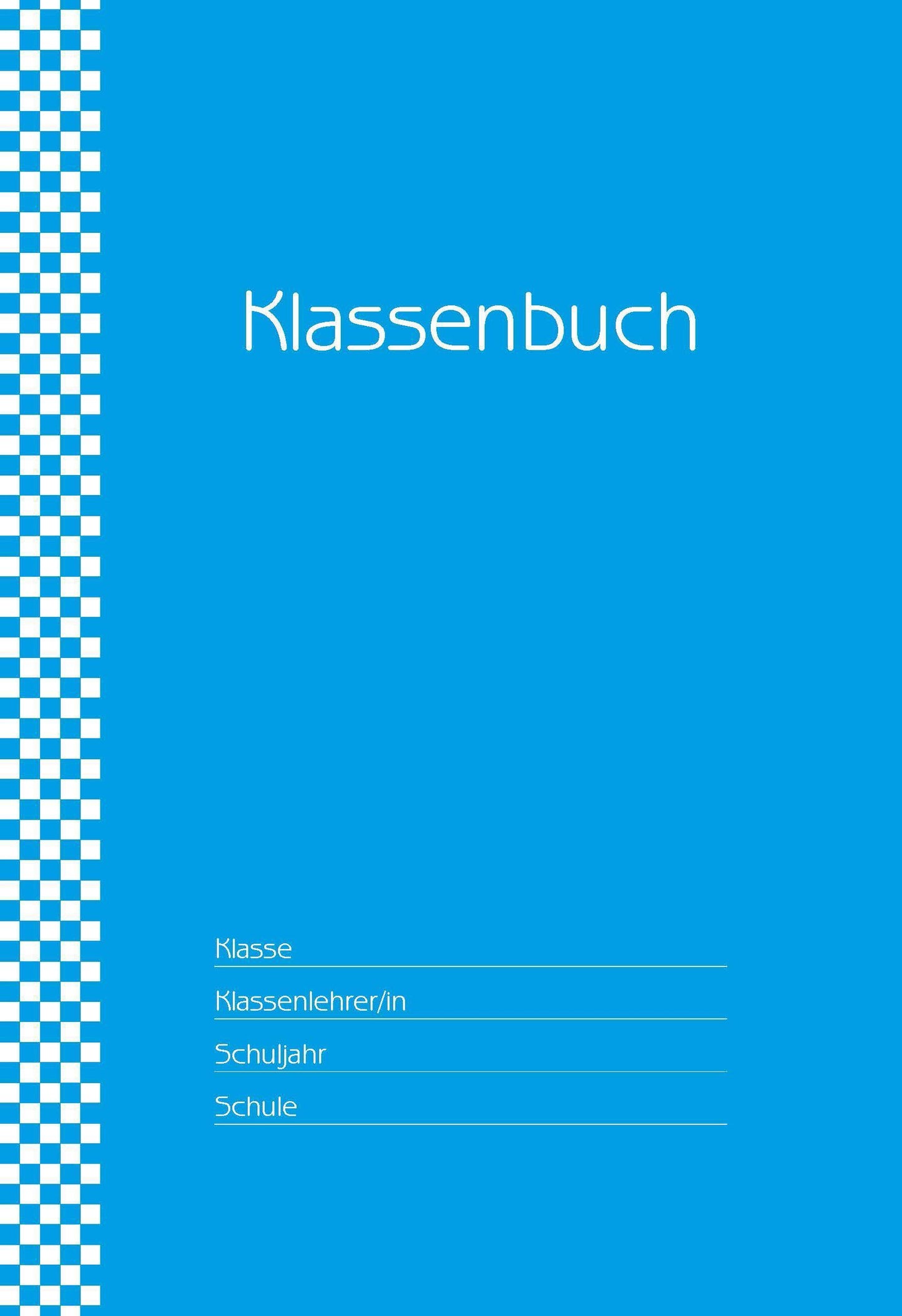 Klassenbuch \"Standard\", Umschlagfarbe: türkis