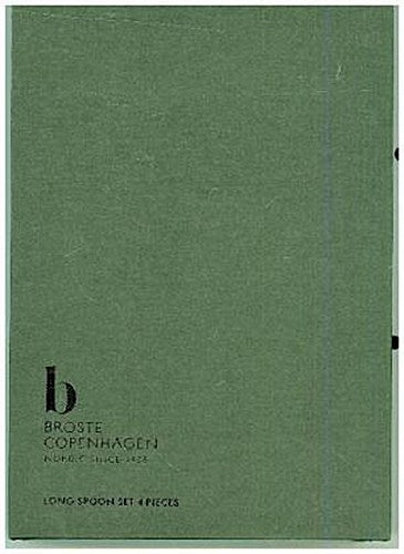 Broste copenhagen Löffelset 4er Titanium Espresso