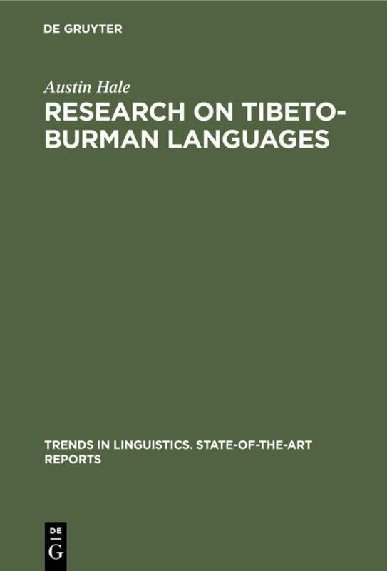 Research on Tibeto-Burman Languages