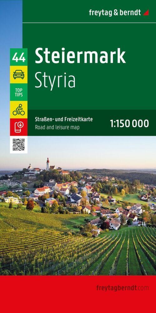 freytag & berndt Straßenkarte Steiermark 1:150.000