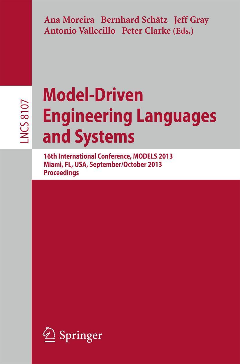 Buchcover: Model-Driven Engineering Languages and Systems