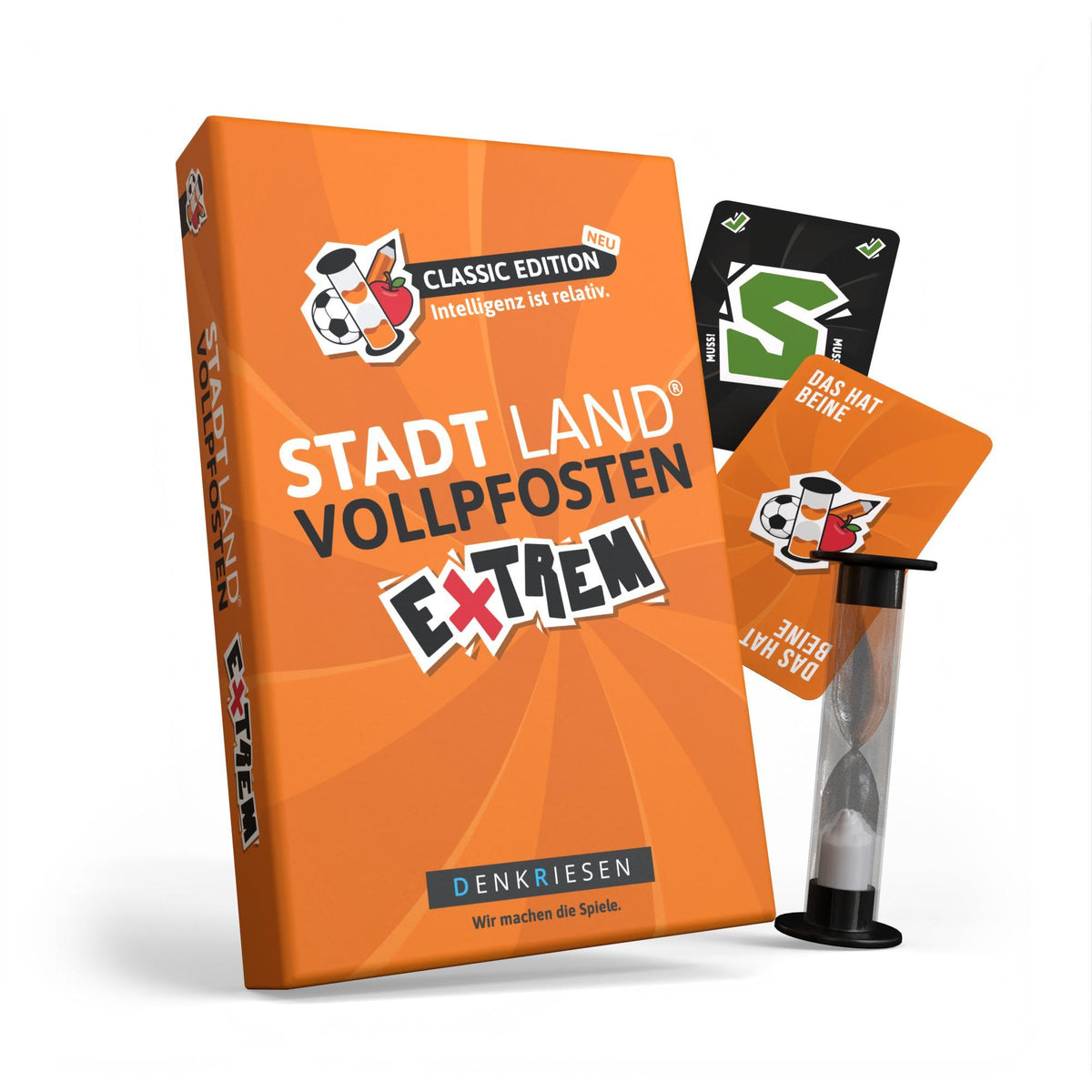 DENKRIESEN - STADT LAND VOLLPFOSTEN® - Extrem - CLASSIC EDITION - \"Intelligenz ist relativ.\"