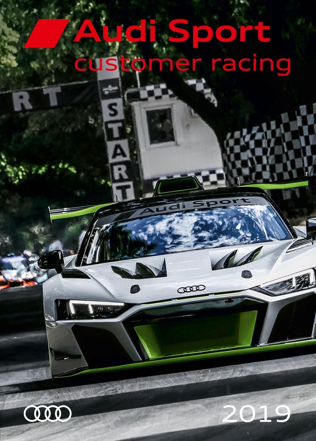 Buchcover: Audi Sport customer racing 2019
