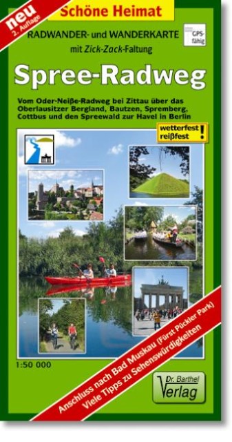 Spree-Radweg 1 : 50 000. Radwanderkarte