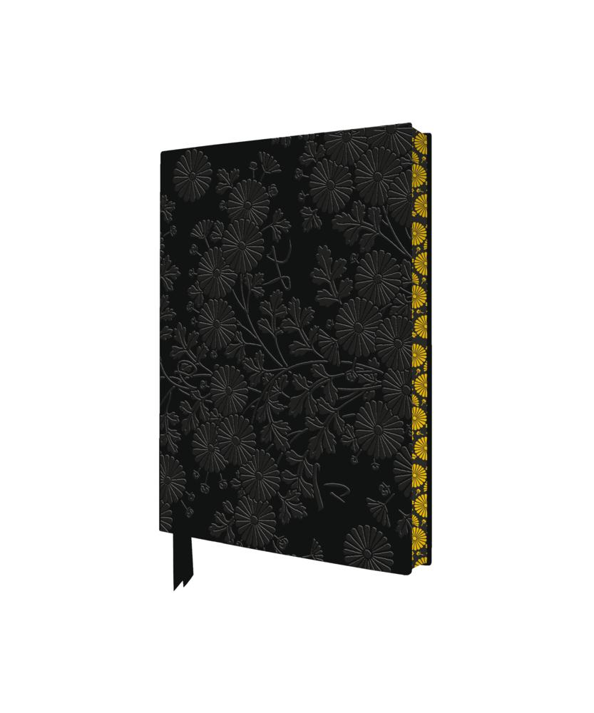 Uematsu Hobi: Box Decorated with Chrysanthemums Artisan Art Pocket Notebook (Flame Tree Journals)