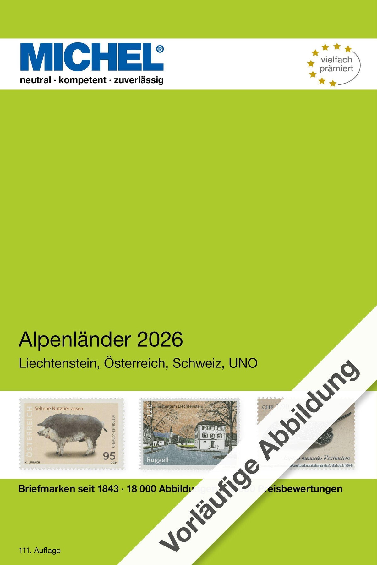 Buchcover: Alpenländer 2026