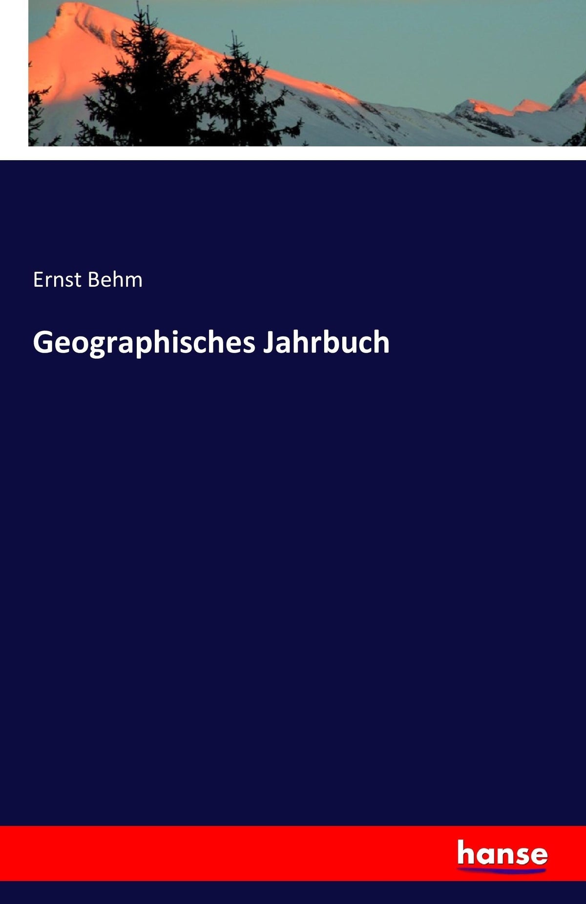 Buchcover: Geographisches Jahrbuch