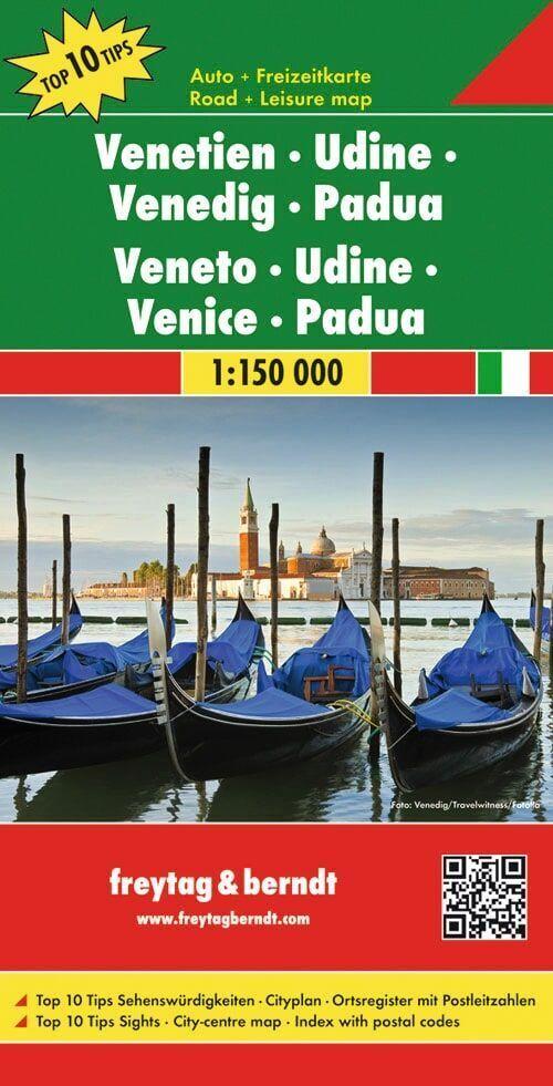 freytag & berndt Straßenkarte Venetien - Udine - Venedig - Padua 1:150.000