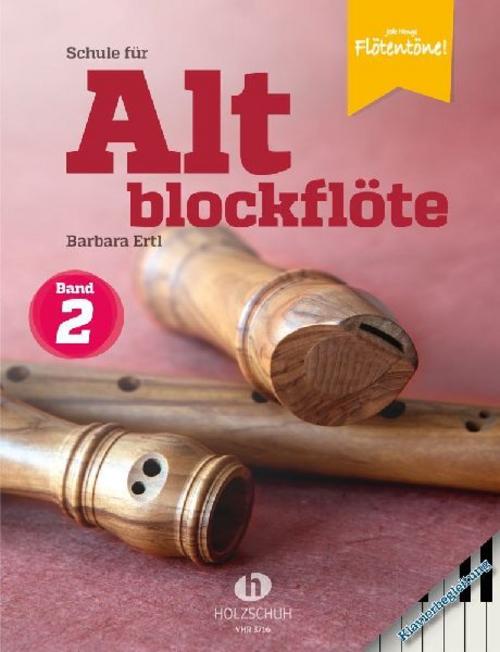 Buchcover: Schule für Altblockflöte 2 - Klavierbegleitung