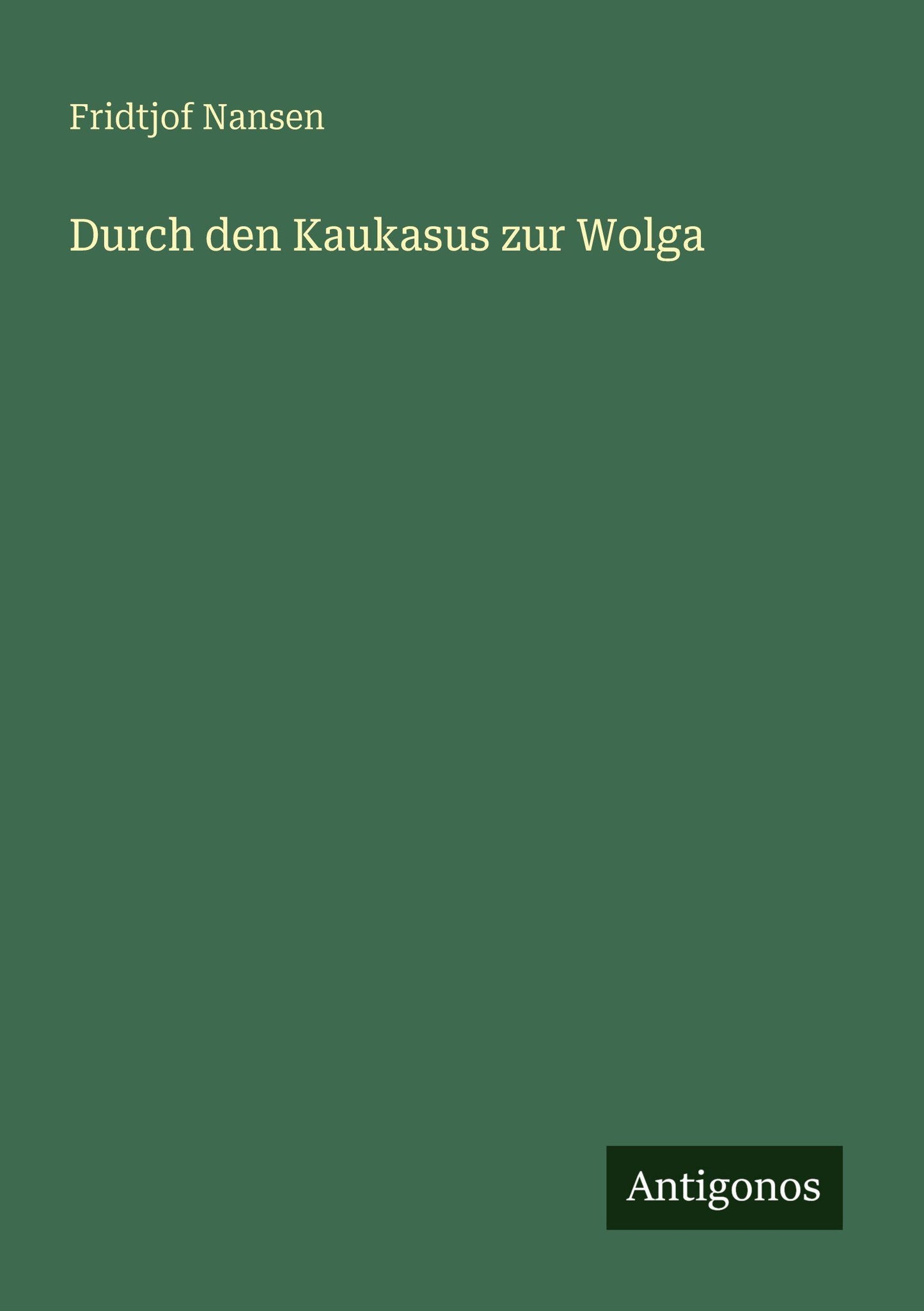 Durch den Kaukasus zur Wolga