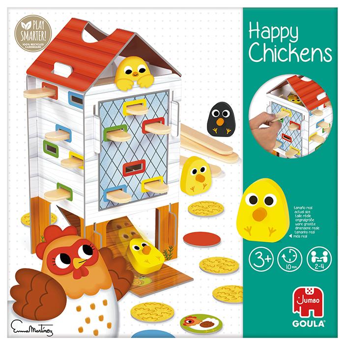 Buchcover: Happy Chickens