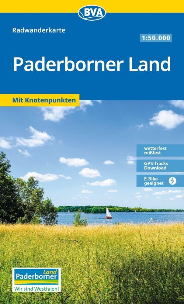 BVA Radwanderkarte Paderborner Land die schönsten Radtouren 1:50.000