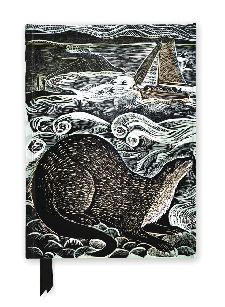 Angela Harding: Shetland Otter & Windsong (Foiled Journal)