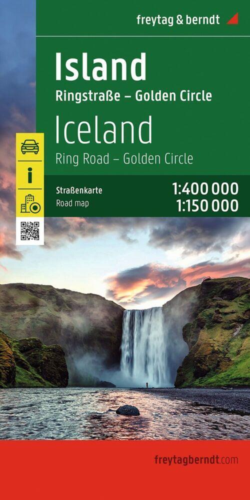 freytag & berndt Straßenkarte Island 1:400.000
