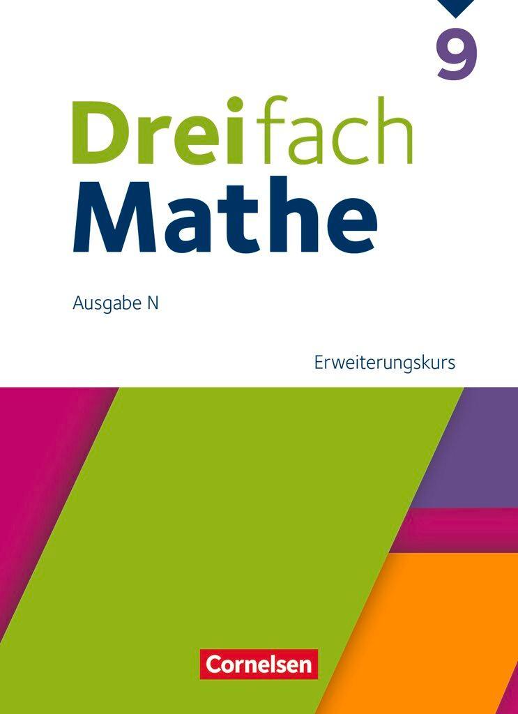 Dreifach Mathe 9. Schuljahr. Erweiterungskurs - Schulbuch mit digitalen Hilfen, Erklärfilmen und Wortvertonungen